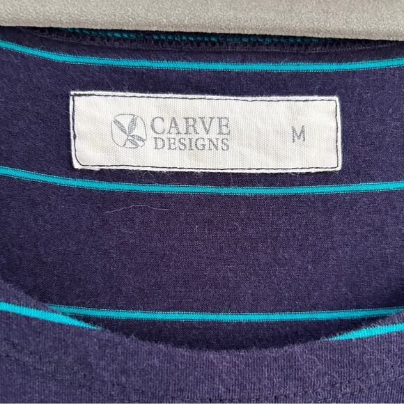 Carve Designs Blue Jersey Meadow Dress - Picture 3 of 6